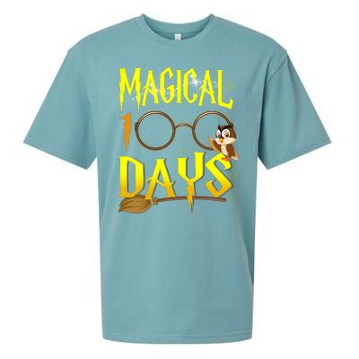 Magical 100 Days Of School Sueded Cloud Jersey T-Shirt