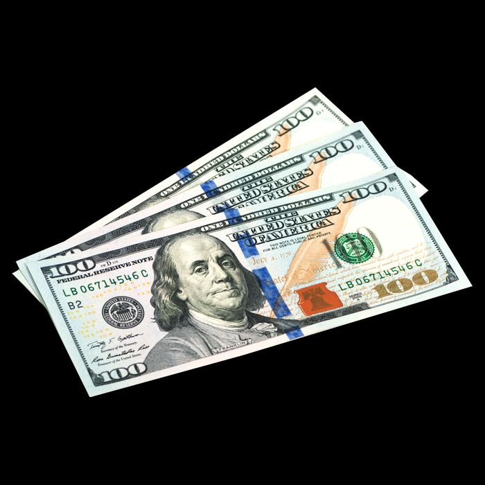 Money $100 Dollar Bills Bill Baller Big Ben Franklin Flat Bill Trucker Hat