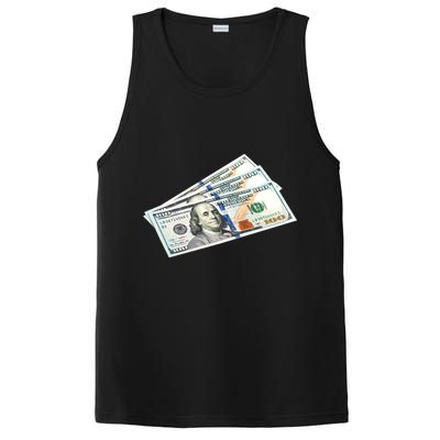 Money $100 Dollar Bills Bill Baller Big Ben Franklin PosiCharge Competitor Tank
