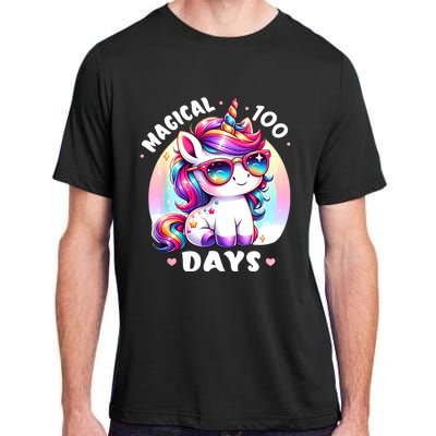 Magical 100 Days Of School Adult ChromaSoft Performance T-Shirt