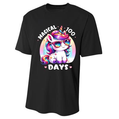 Magical 100 Days Of School Performance Sprint T-Shirt