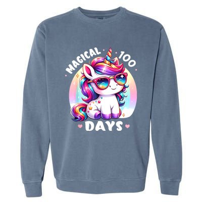 Magical 100 Days Of School Garment-Dyed Sweatshirt