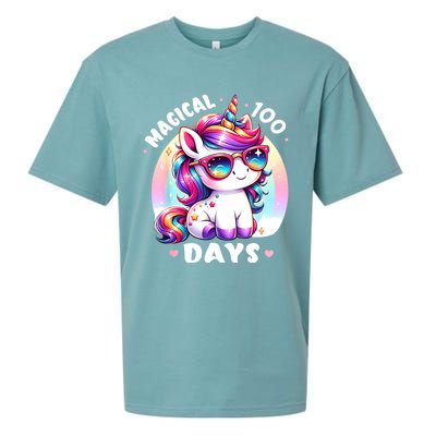 Magical 100 Days Of School Sueded Cloud Jersey T-Shirt