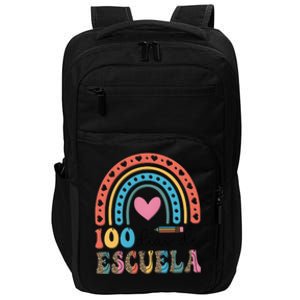 Maestra 100 DíAs De Escuela 100 Days Of School Spanish Impact Tech Backpack