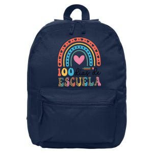 Maestra 100 DíAs De Escuela 100 Days Of School Spanish 16 in Basic Backpack