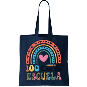 Maestra 100 DíAs De Escuela 100 Days Of School Spanish Tote Bag