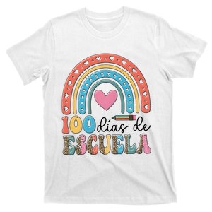 Maestra 100 DíAs De Escuela 100 Days Of School Spanish T-Shirt