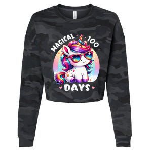 Magical 100 Days Of School Cropped Pullover Crew