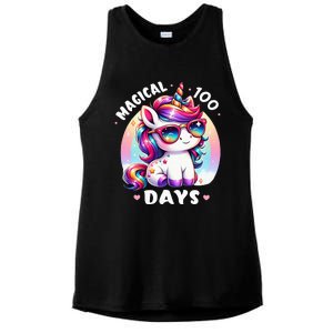 Magical 100 Days Of School Ladies PosiCharge Tri-Blend Wicking Tank