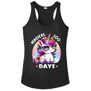 Magical 100 Days Of School Ladies PosiCharge Competitor Racerback Tank