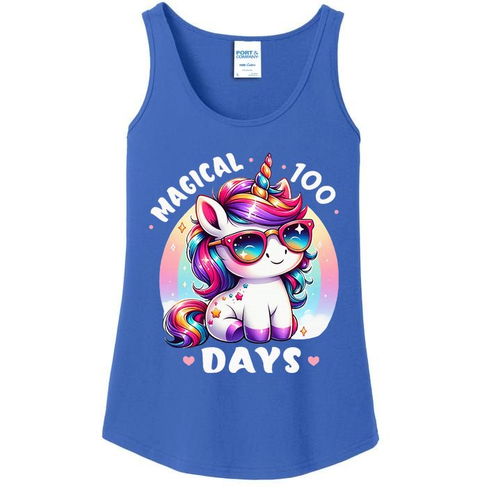 Magical 100 Days Of School Ladies Essential Tank