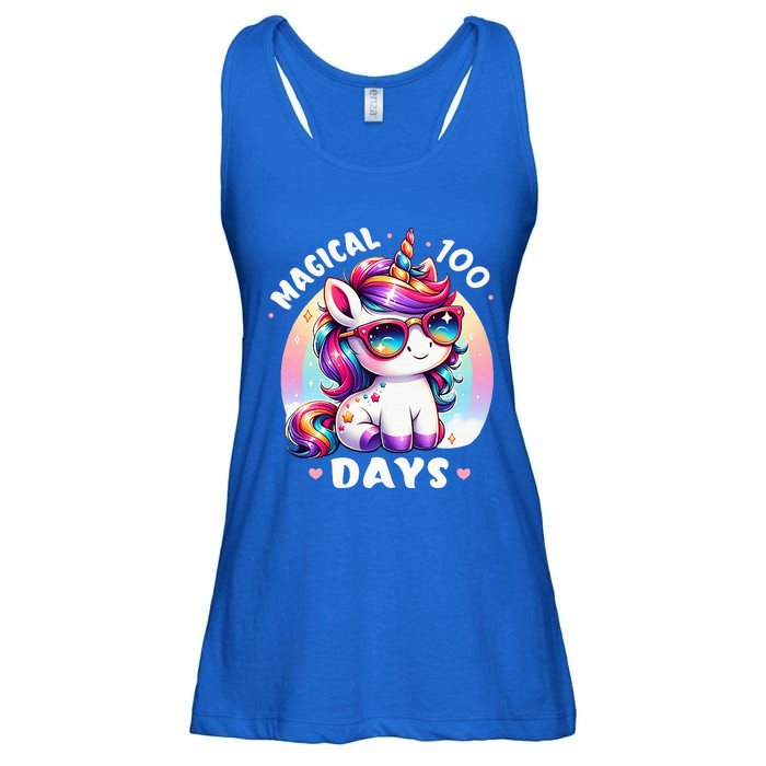 Magical 100 Days Of School Ladies Essential Flowy Tank