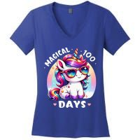 Magical 100 Days Of School Women's V-Neck T-Shirt