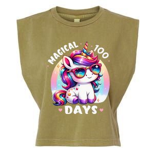 Magical 100 Days Of School Garment-Dyed Women's Muscle Tee