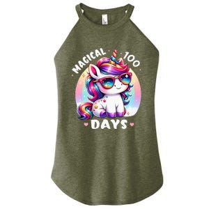 Magical 100 Days Of School Women's Perfect Tri Rocker Tank