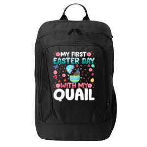 My 1st Easter Day Quail Easter Day City Backpack