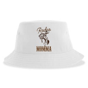 Momma 1st First Birthday Cowboy Mom Western Rodeo Party Sustainable Bucket Hat