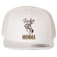 Momma 1st First Birthday Cowboy Mom Western Rodeo Party Wool Snapback Cap