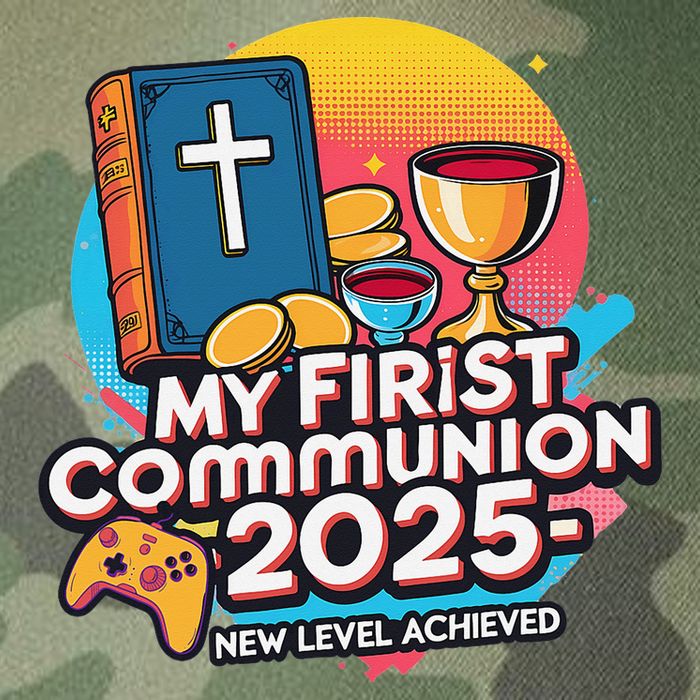 My 1st First Communion 2025 Video Game Controller Legacy Tie Dye Trucker Hat