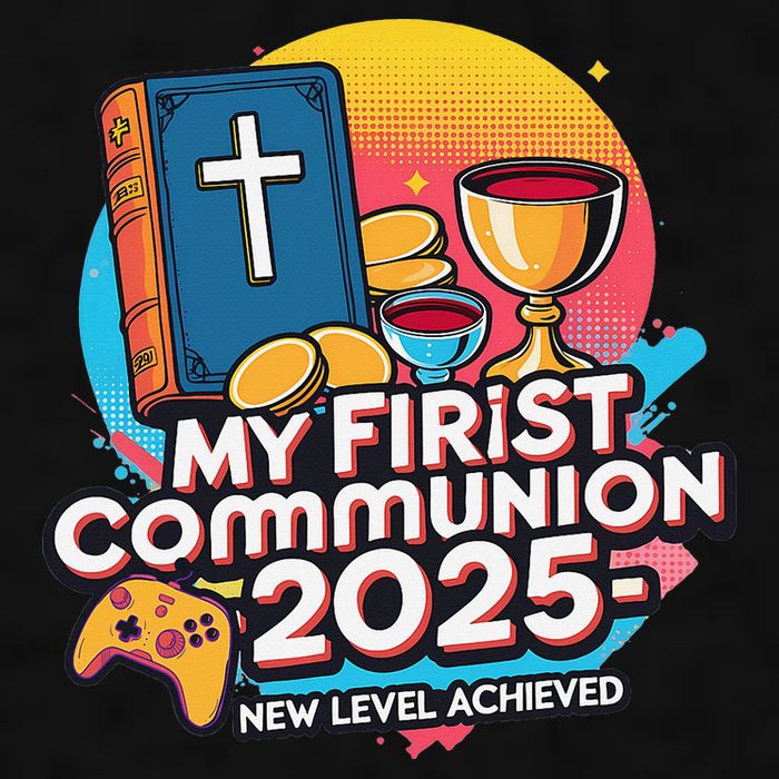 My 1st First Communion 2025 Video Game Controller Ladies PosiCharge Tri-Blend Wicking Tank
