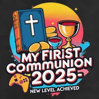 My 1st First Communion 2025 Video Game Controller Cool Comfort Performance Bucket Hat