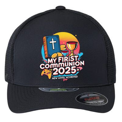 My 1st First Communion 2025 Video Game Controller Flexfit Unipanel Trucker Cap