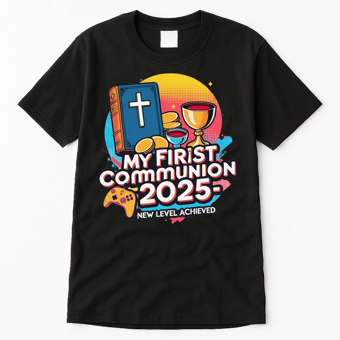 My 1st First Communion 2025 Video Game Controller Tall T-Shirt