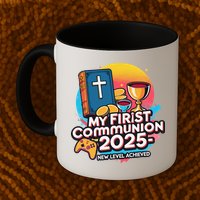 My 1st First Communion 2025 Video Game Controller Mug