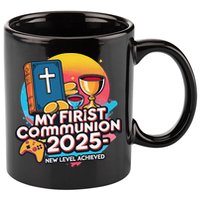 My 1st First Communion 2025 Video Game Controller 11oz C Handle Ceramic Mug