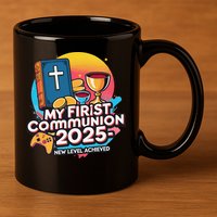 My 1st First Communion 2025 Video Game Controller 11oz C Handle Ceramic Mug