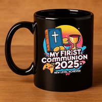 My 1st First Communion 2025 Video Game Controller 11oz C Handle Ceramic Mug