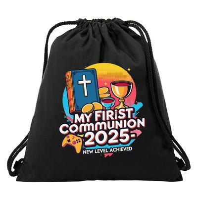 My 1st First Communion 2025 Video Game Controller Drawstring Bag