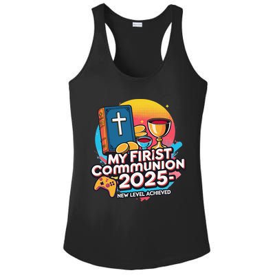 My 1st First Communion 2025 Video Game Controller Ladies PosiCharge Competitor Racerback Tank