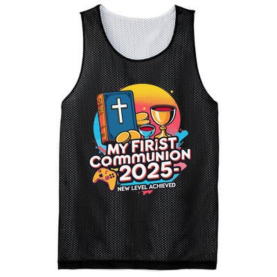 My 1st First Communion 2025 Video Game Controller Mesh Reversible Basketball Jersey Tank