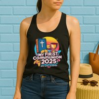 My 1st First Communion 2025 Video Game Controller Womens Tank Top
