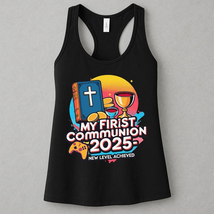 My 1st First Communion 2025 Video Game Controller Womens Tank Top