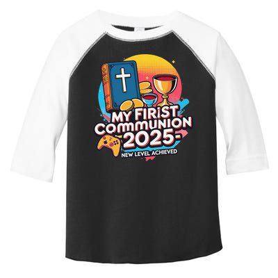 My 1st First Communion 2025 Video Game Controller Toddler Fine Jersey T-Shirt