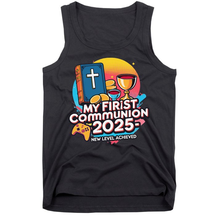 My 1st First Communion 2025 Video Game Controller Tank Top