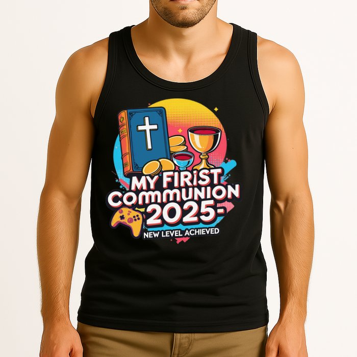 My 1st First Communion 2025 Video Game Controller Tank Top