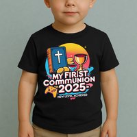 My 1st First Communion 2025 Video Game Controller Toddler T-Shirt