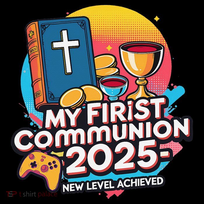 My 1st First Communion 2025 Video Game Controller Toddler T-Shirt