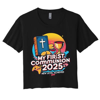 My 1st First Communion 2025 Video Game Controller Crop Top