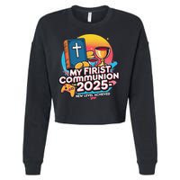 My 1st First Communion 2025 Video Game Controller Cropped Pullover Crew