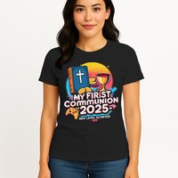 My 1st First Communion 2025 Video Game Controller Womens T-Shirt