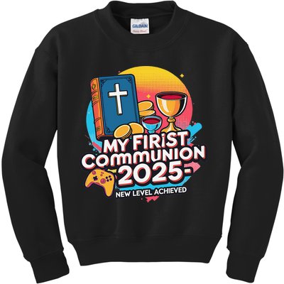 My 1st First Communion 2025 Video Game Controller Kids Sweatshirt