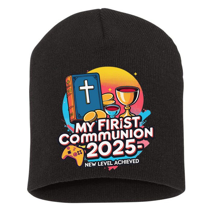 My 1st First Communion 2025 Video Game Controller Short Acrylic Beanie