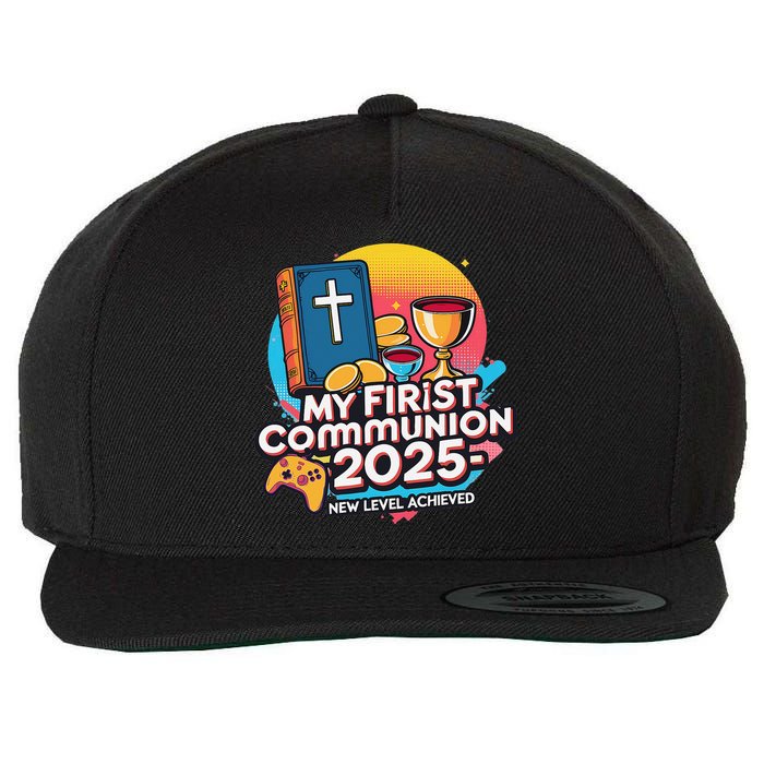 My 1st First Communion 2025 Video Game Controller Wool Snapback Cap