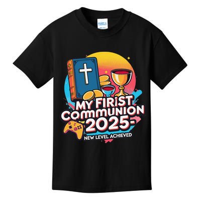 My 1st First Communion 2025 Video Game Controller Kids T-Shirt