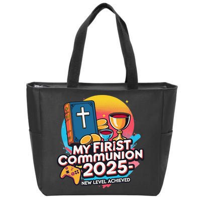 My 1st First Communion 2025 Video Game Controller Zip Tote Bag