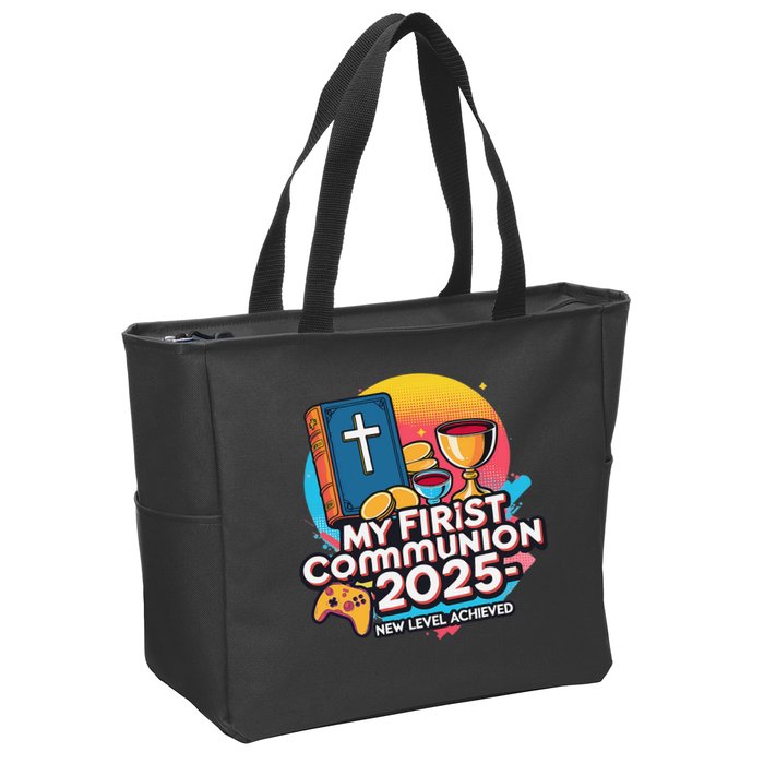 My 1st First Communion 2025 Video Game Controller Zip Tote Bag